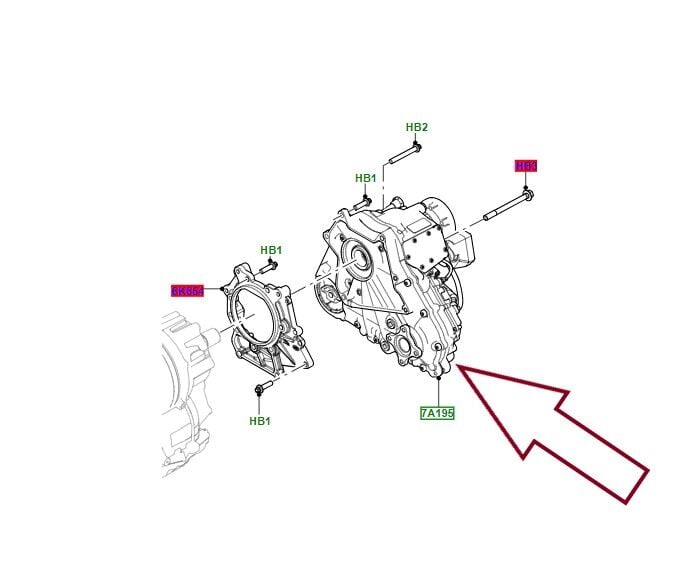 LR095156 - ARAZİ ŞANZIMANI 2.0L DZL. (VELAR) - Land Rover