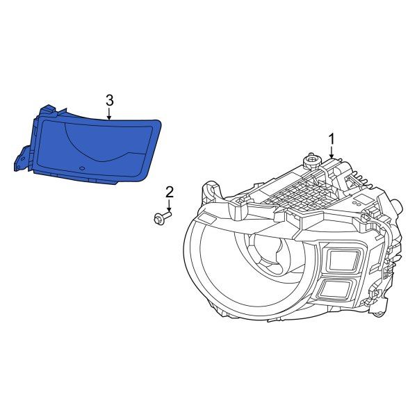 LR180930 - FAR BRAKETİ SAĞ (NEW DEF) - Land Rover