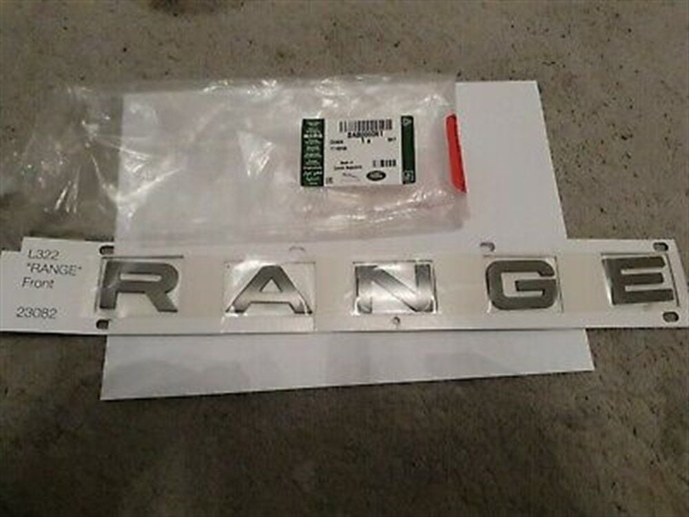 DAB000061 - ÖN RANGE YAZISI (3.0/3.6/4.4) - Land Rover