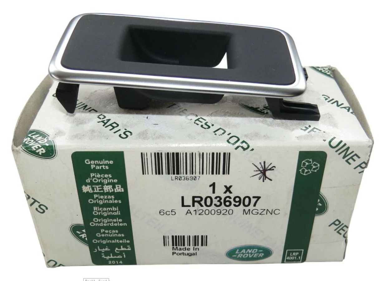 LR036907 - ÖN/ARKA KAPI CAM DÜĞME ÇERÇEVESİ TEKLİ  (VOGUE) - Land Rover