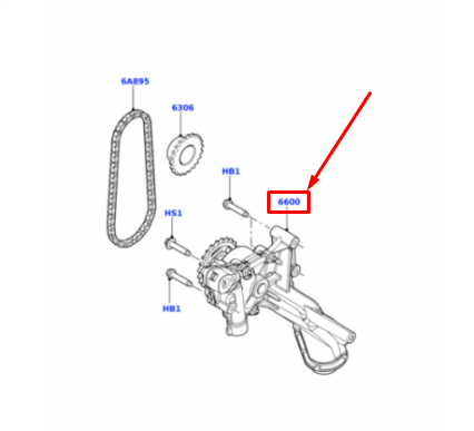 LR004292 - YAĞ POMPASI AH (2.2) - Land Rover