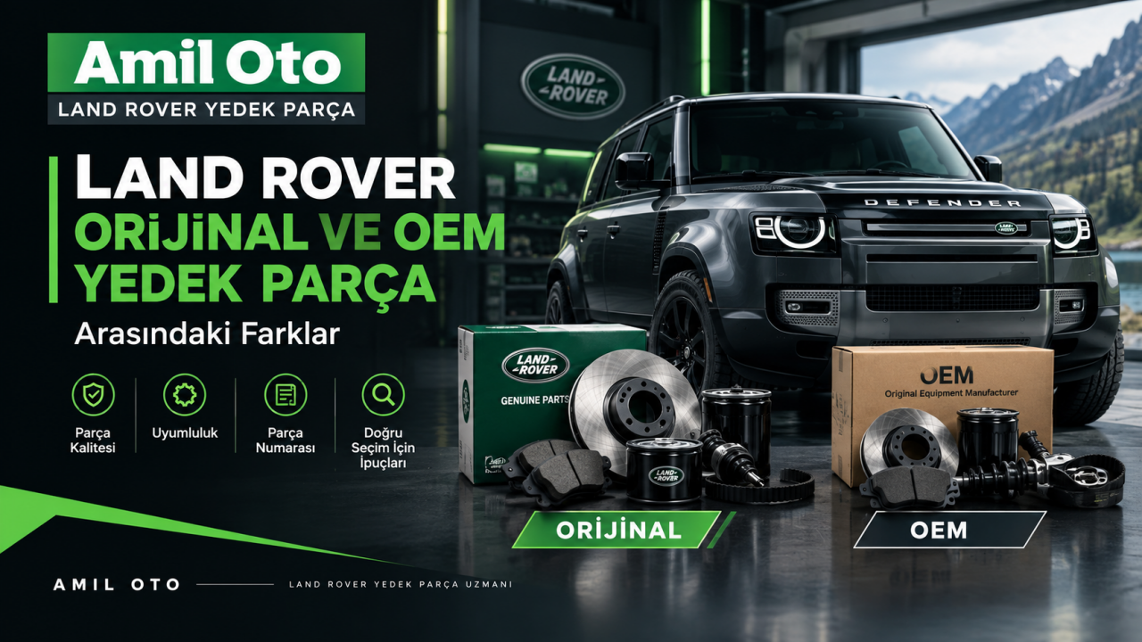 Land Rover Orijinal ve OEM Yedek Parça Arasındaki Farklar