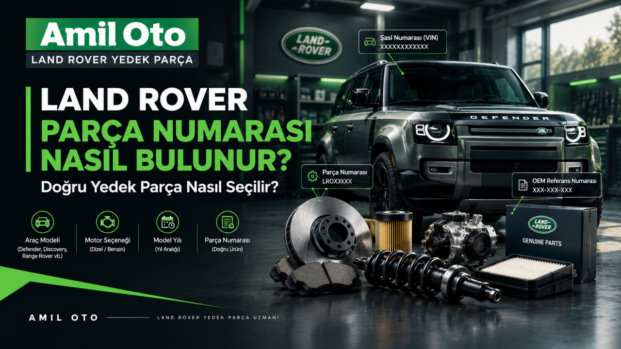 Land Rover Parça Numarası Nasıl Bulunur? Doğru Yedek Parça Nasıl Seçilir?