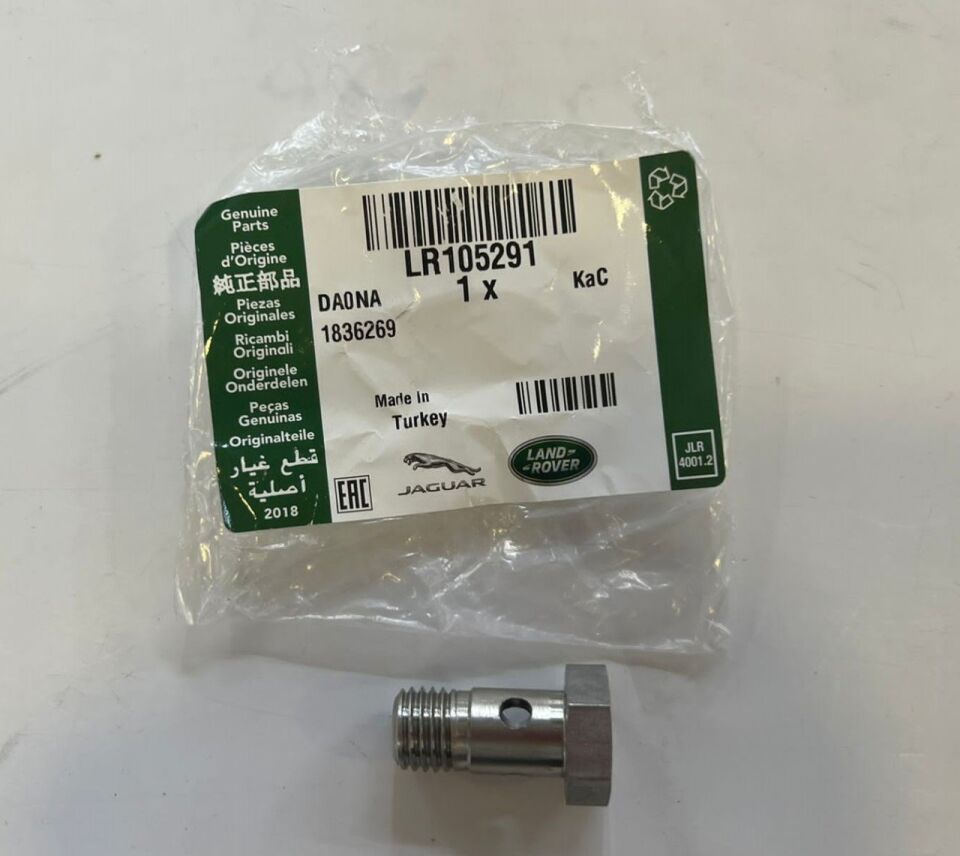 LR105291 - TURBO YAĞ BORU BESLEME CİVATASI (2.0L BNZ/EVOQUE/SPORT/FREEL.2) - Land Rover