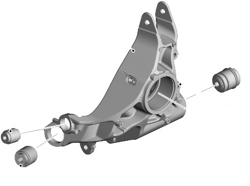 LR043593 - ARKA AKS TAŞIYICI SAĞ (RRS 2015) - Land Rover