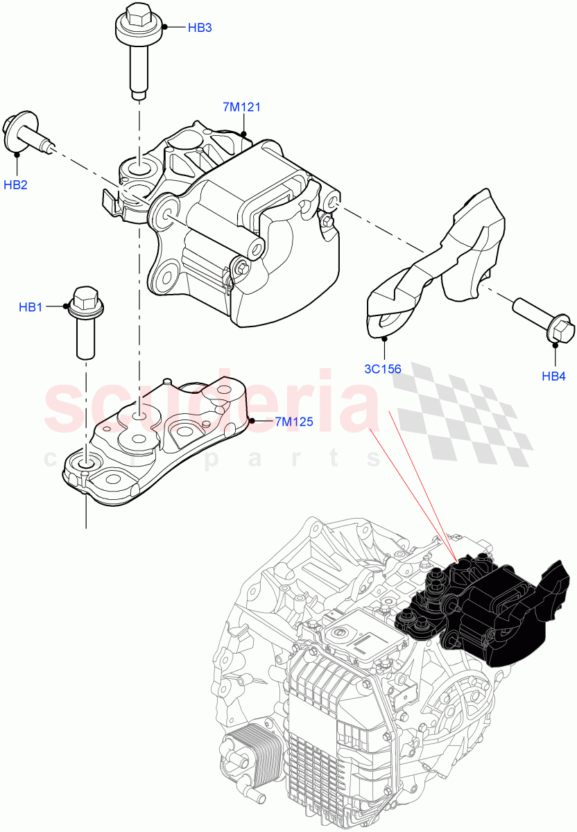 LR177466 - ŞANZIMAN TAKOZU (NEW EVOQUE 19>) - Land Rover