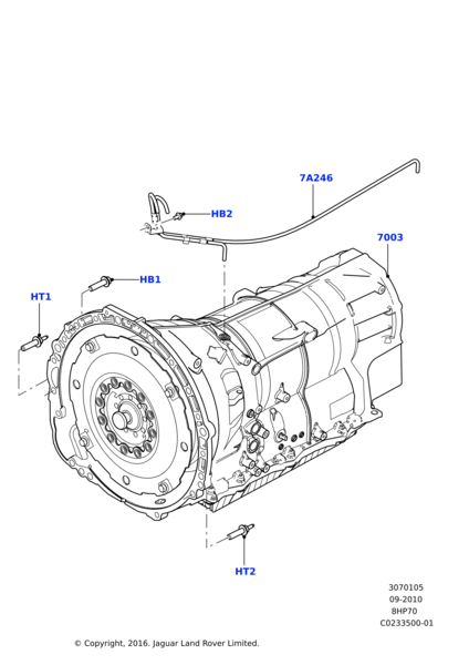 LR071402 - ŞANZIMAN 8 İLERİ (3.0L/RRS/VOGUE/2015) - Land Rover