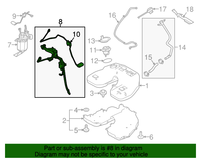 LR061453 - YAKIT DEPO ŞAMANDIRASI (3.0L V6) - Land Rover
