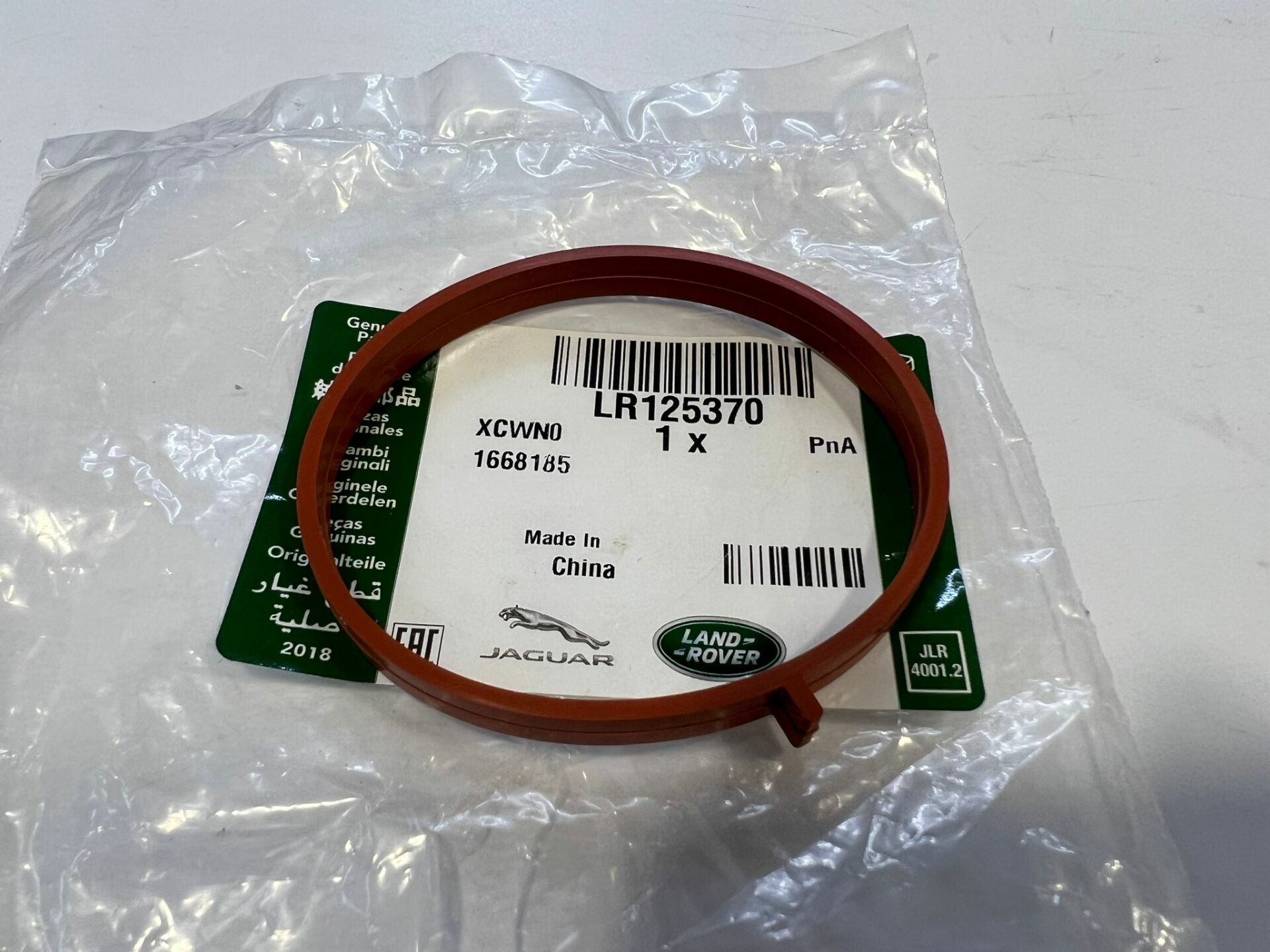 LR125370 - GAZ KELEBEK CONTASI 1.5 BNZ. (DİSC.SPORT/NEW EVOQUE) - Land Rover