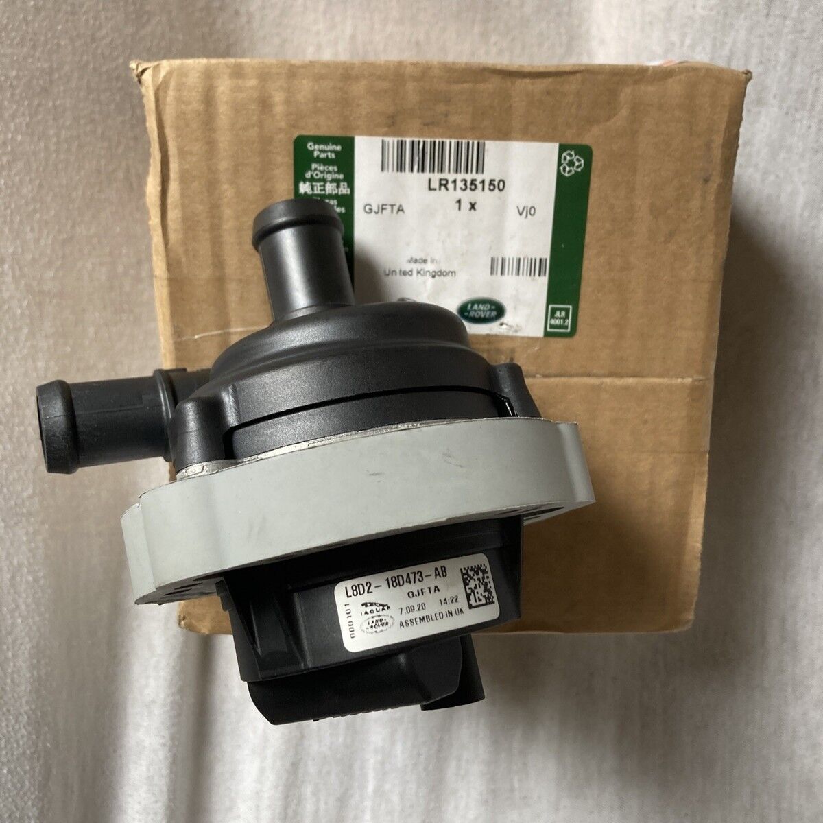 LR135150 - EK SU POMPASI SOL 1.5 BNZ. (DİSCO-SPORT/NEW EVOQUE) - Land Rover