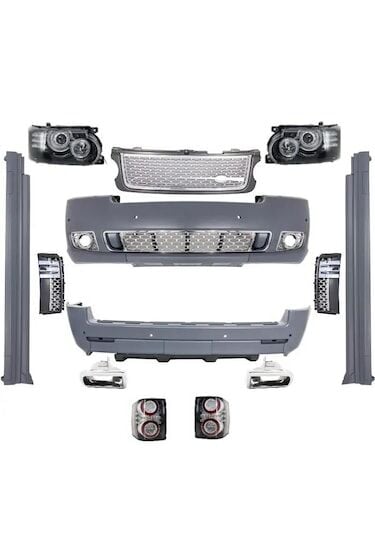 AML-RRVAU12SET - KOMPLE BODY KİT SETİ 2012 AUTOBIOGRAPHY GÖRÜNÜM (RANGE ROVER VOGUE) - İNG-İTHAL