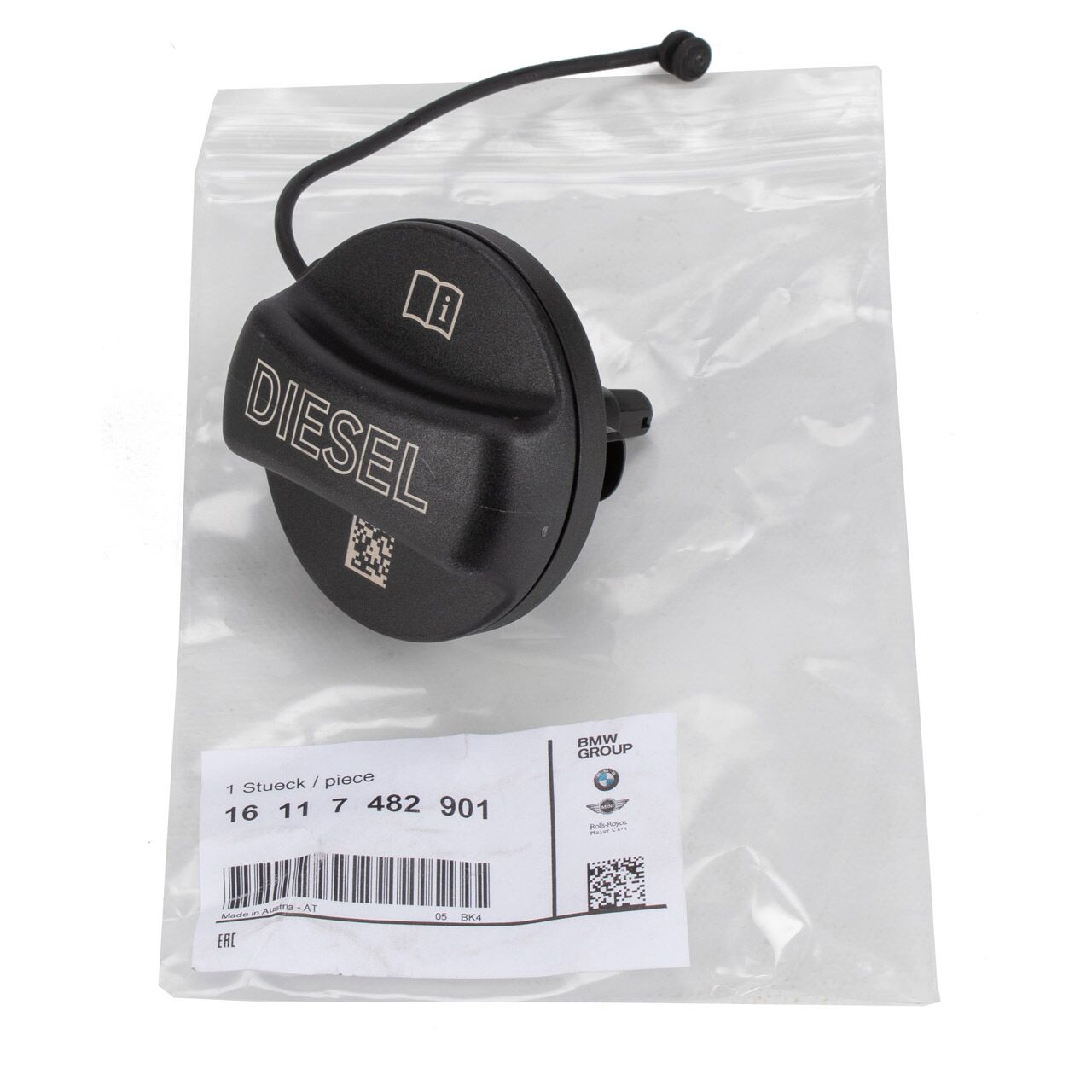 16117482901 - YAKIT DEPO KAPAĞI | F20-F30-F36-F40 - BMW Group