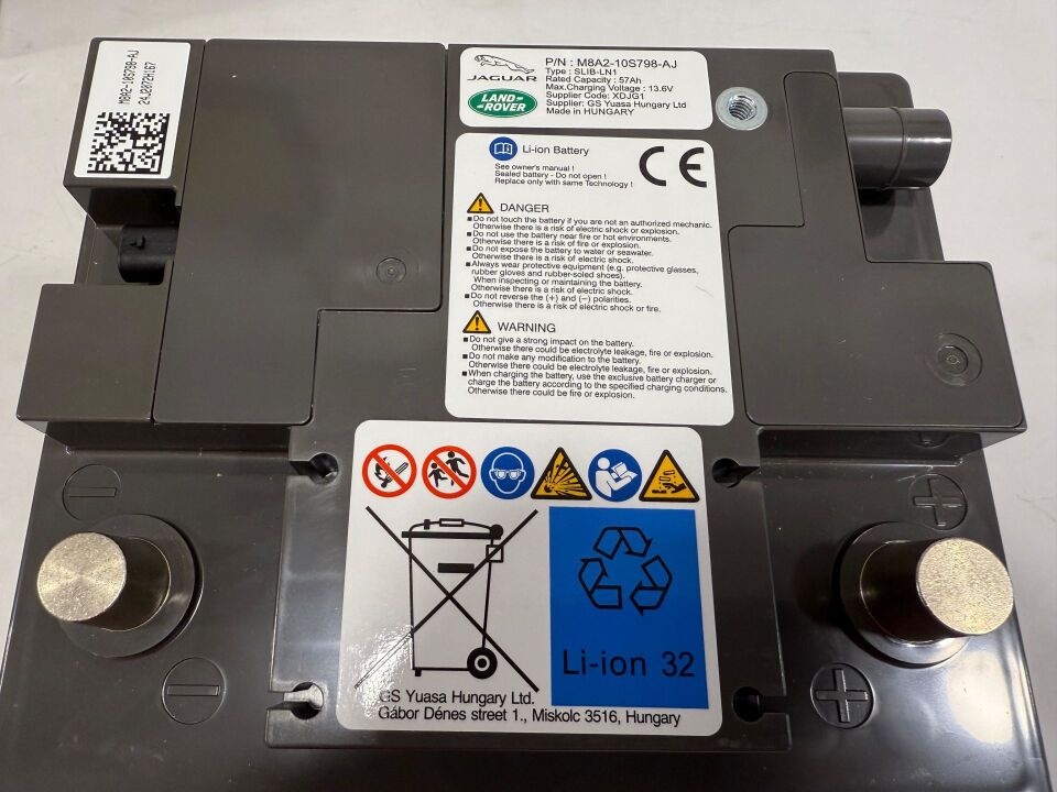 LR189721 - AKÜ | 12V Li-Ion H4 (NEW VOGUE/NEW SPORT) - Land Rover