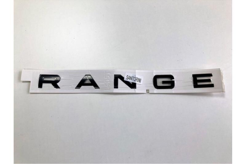 LR094384 - ARKA RANGE YAZI/SİYAH (3.0L V6/VOGUE) - Land Rover