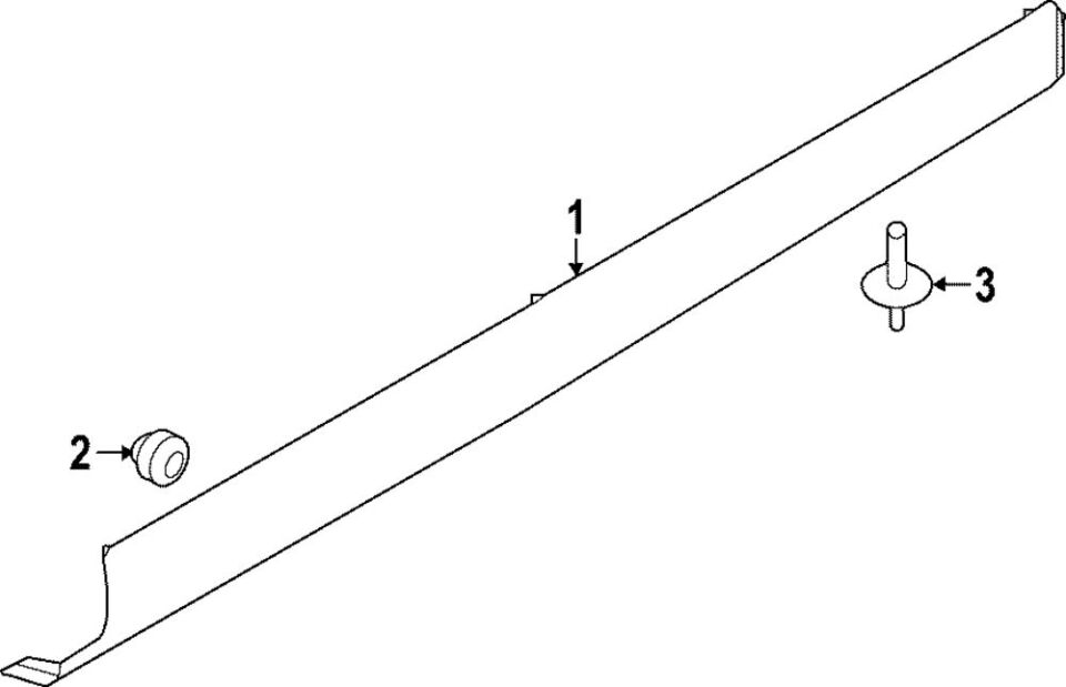LR153254 - ÖN KAPI ALT KAPLAMA SOL (NEW VOGUE 22>) - Land Rover