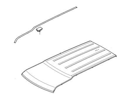 LR018079 - TAVAN ÇITA SAĞ/UZUN (NWD3/4) - Land Rover