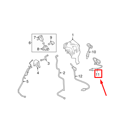 LR140038 - OKSİJEN SENSÖRÜ (VELAR ) - Land Rover