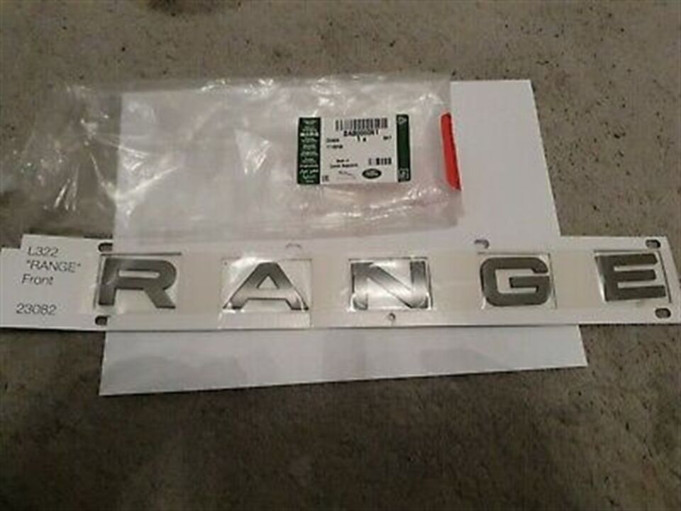 DAB000061 - ÖN RANGE YAZISI (3.0/3.6/4.4) - Land Rover