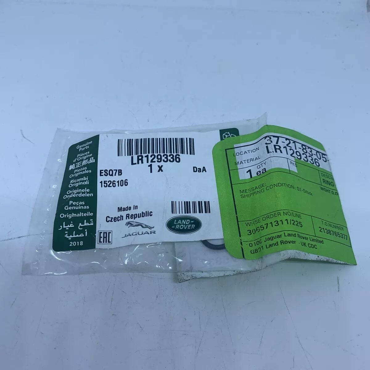 LR129336 - TURBO YAĞ BORU O RİNG 3.0 DZL. (NWD4) - Land Rover