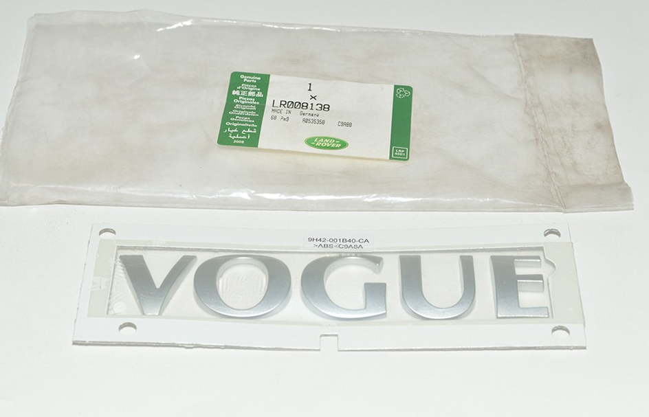 LR008138 - ARKA VOGUE YAZI 9A (3.0) - Land Rover