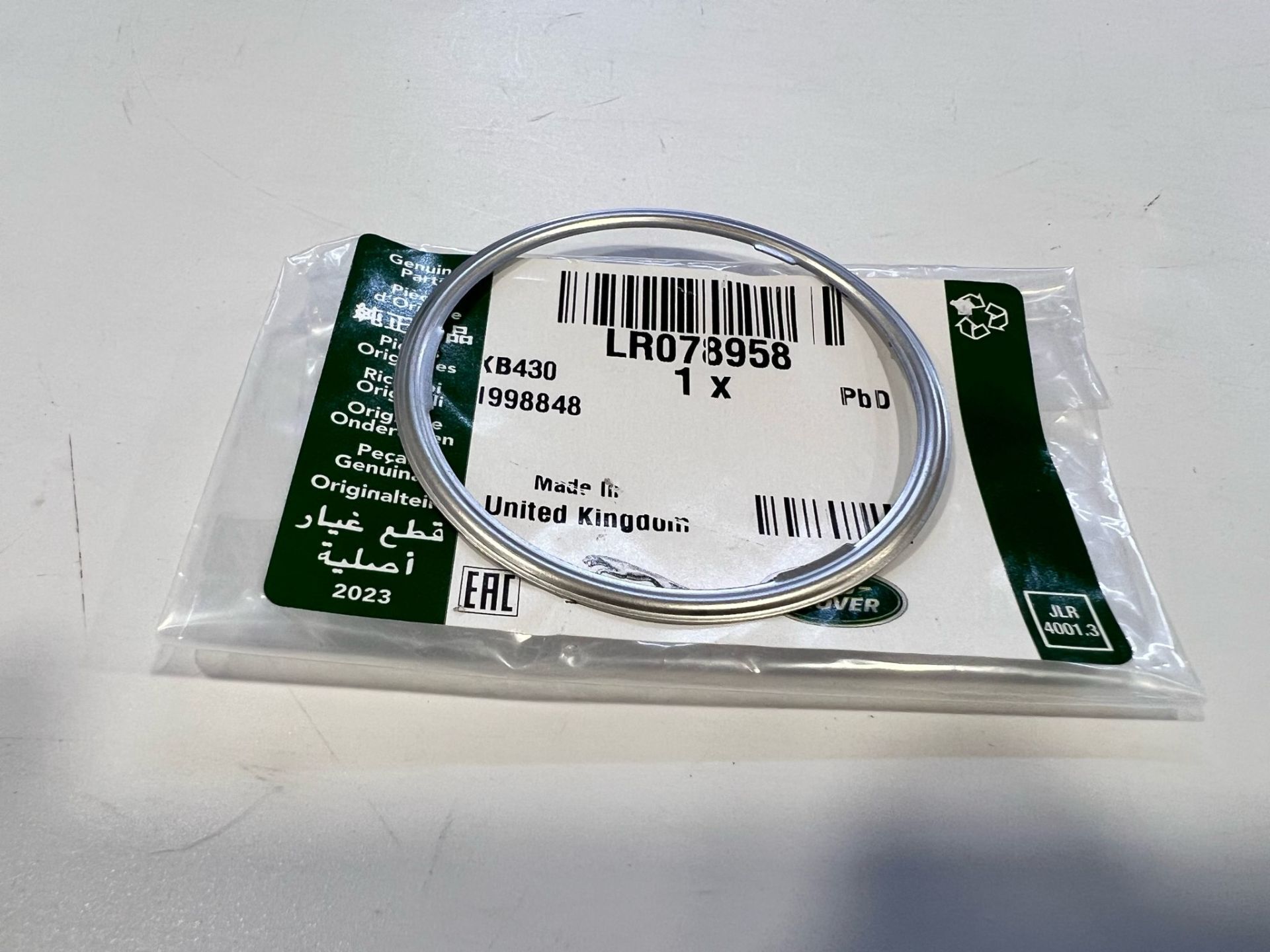 LR078958 - EGR CONTASI 3.0 DZL. (DİSCS.S4/VELAR/SPORT) - Land Rover