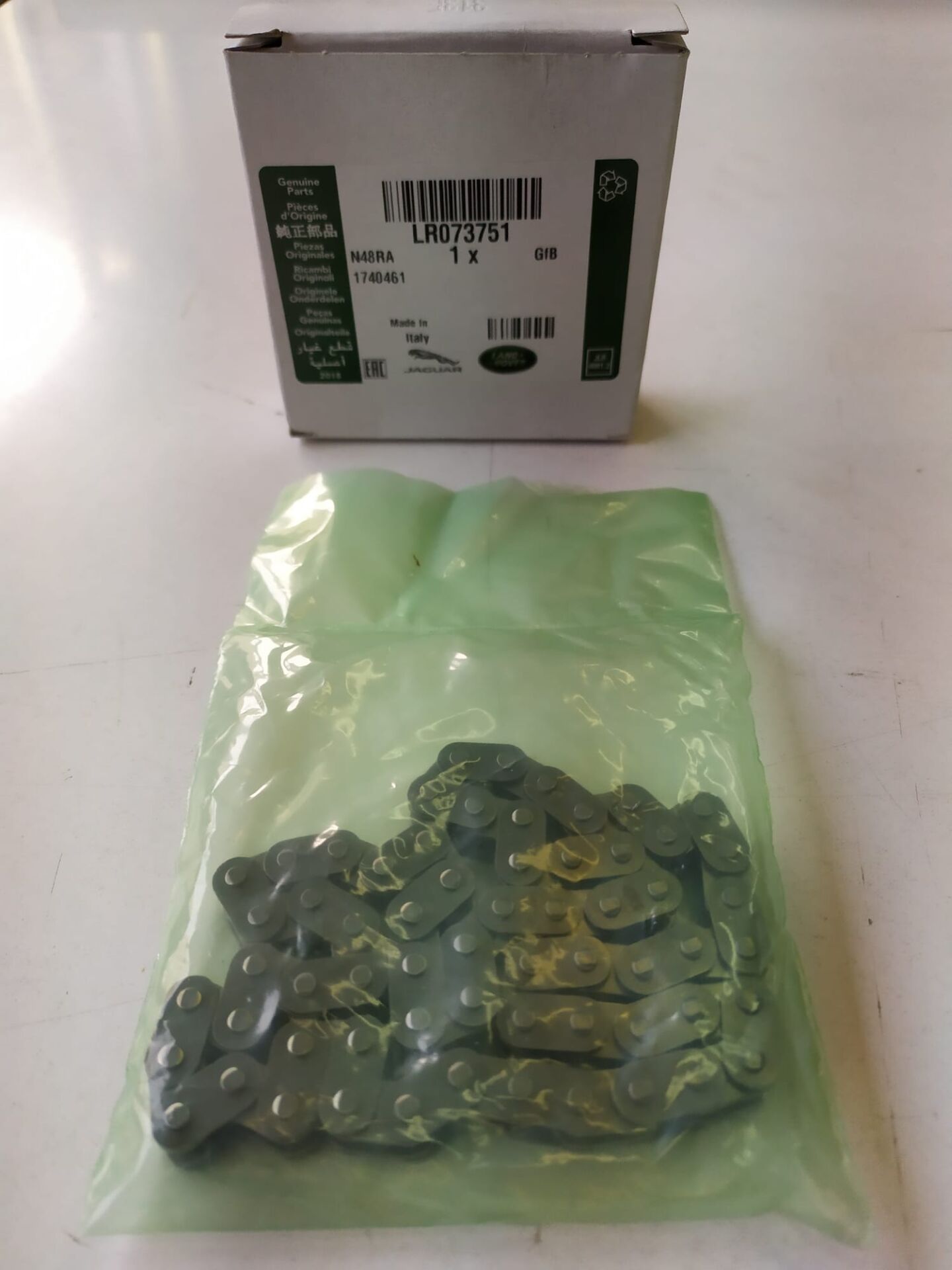 LR073751 - YAĞ POMPA ZİNCİR (2.0L/DİSCO/5) - Land Rover