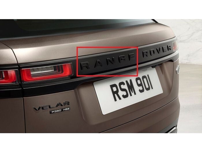 LR154637 - RANGE YAZI SİYAH (VELAR) - Land Rover