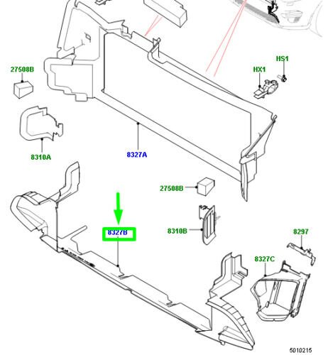 LR066111 - ÖN DEFLEKTÖR ALT 2.0L (DİSC.SPORT) - Land Rover