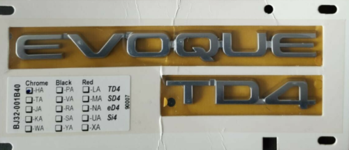 LR032323 - EVOQUE TD4 YAZISI/SİLVER (EVOQUE) - Land Rover