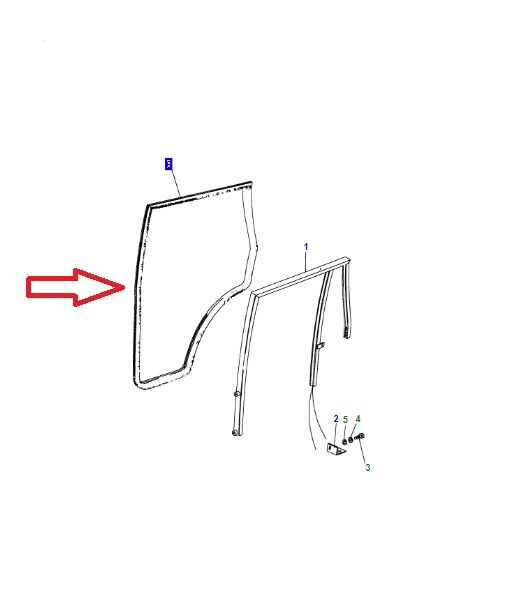 LR006602 - ARKA KAPI FİTİLİ SAĞ (RR CLASSIC) - Land Rover