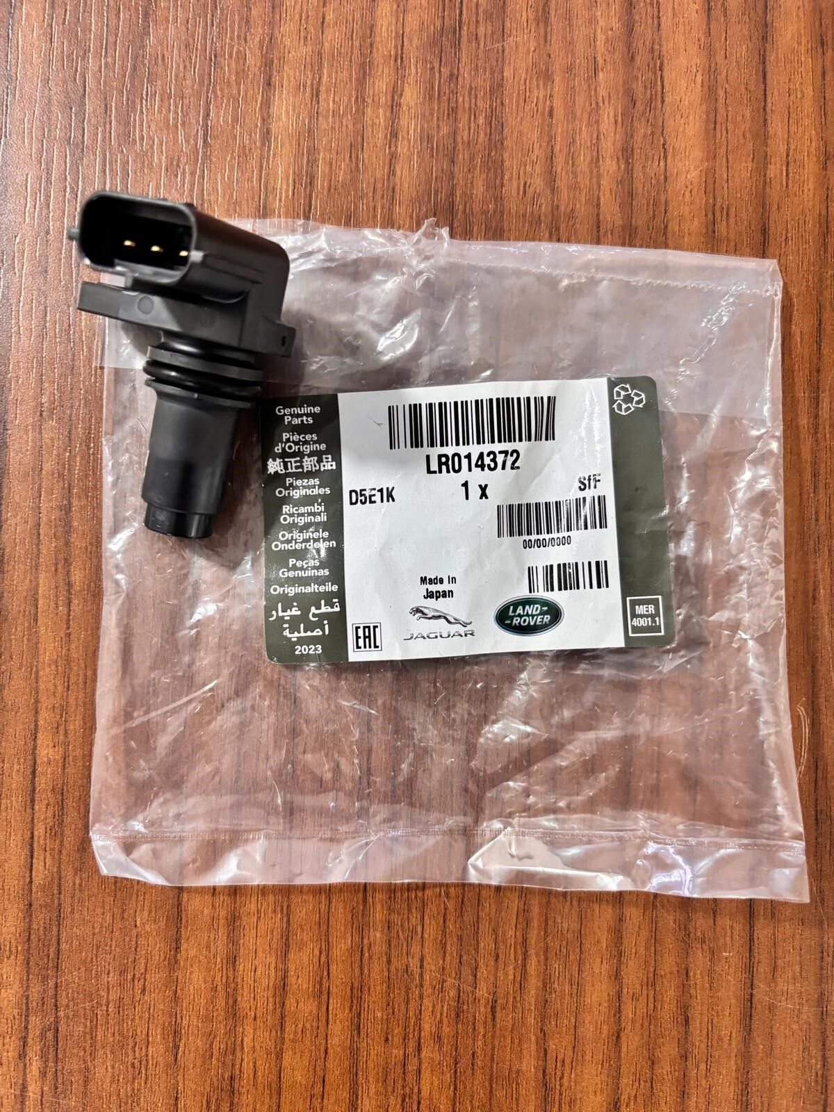 LR014372 - EGZANTRİK POZİSYON SENSÖRÜ 5.0 BNZ. (NDW4/RRS/VELAR/RR-2) - Land Rover