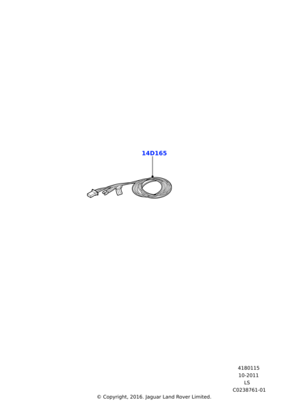 LR113276 - ELEKTRİK TAMİR KABLOSU (DİSC.S4) - Land Rover