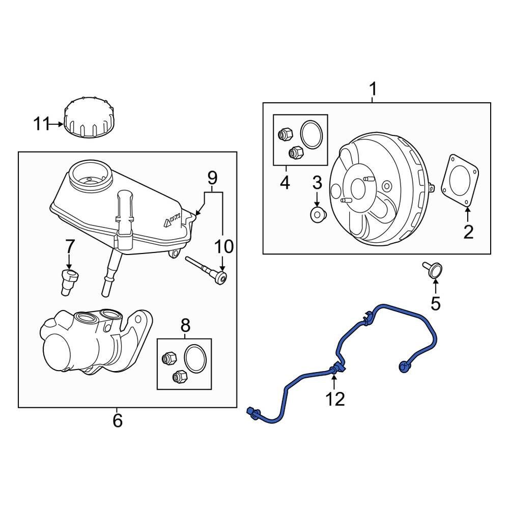 LR045438 - VAKUM HORTUMU (2.0L/EVOQUE) - Land Rover