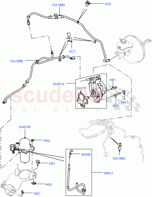 LR048851 - HORTUM-VAKUM POMPASI-RRS-2015 - Land Rover