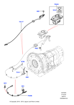 LR057249 - VİTES TELİ (3.0/NWD4) - Land Rover
