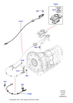 LR057249 - VİTES TELİ (3.0/NWD4) - Land Rover