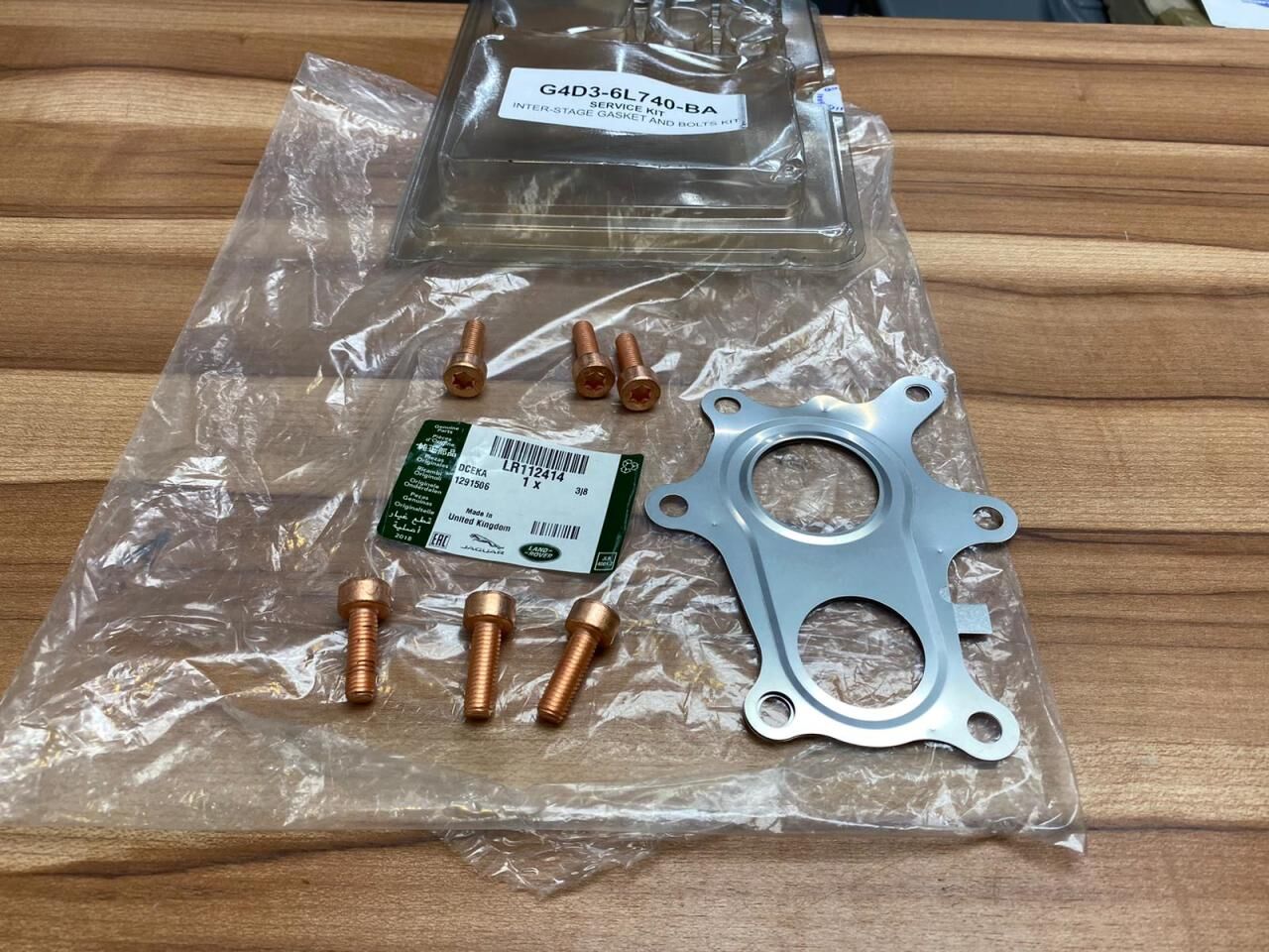 LR112414 - TURBO CONTA SETİ 2.0 DZL. (VELAR/SPORT/DEFENDER) - Land Rover