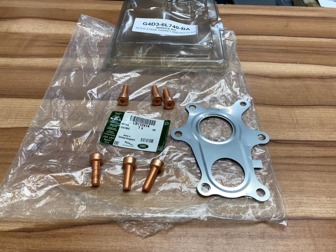 LR112414 - TURBO CONTA SETİ 2.0 DZL. (VELAR/SPORT/DEFENDER) - Land Rover