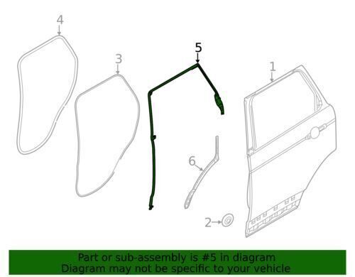 LR113627 - ARKA KAPI LASTİĞİ SOL LWB (VOGUE) - Land Rover