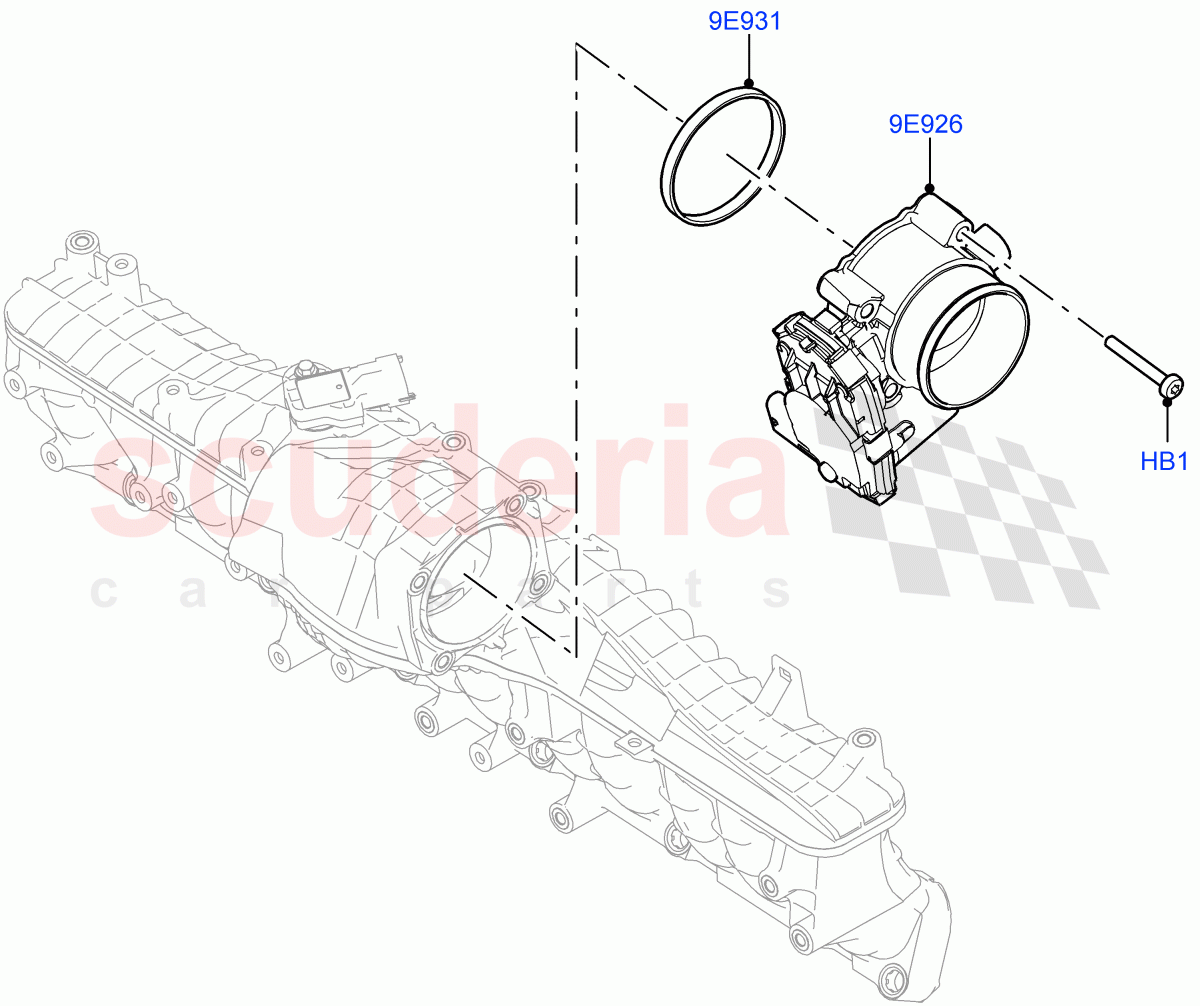 LR125519 - GAZ GELEBEĞİ 3.0 I6 DZL (VOGUE/SPORT) - Land Rover