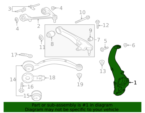 LR138444 - ÖN TAŞIYICI SAĞ (VELAR) - Land Rover