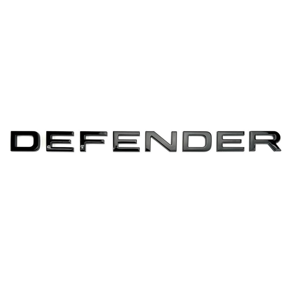 LR130736 - DEFENDER YAZISI ARKA | SİYAH (NEW DEF.) - Land Rover