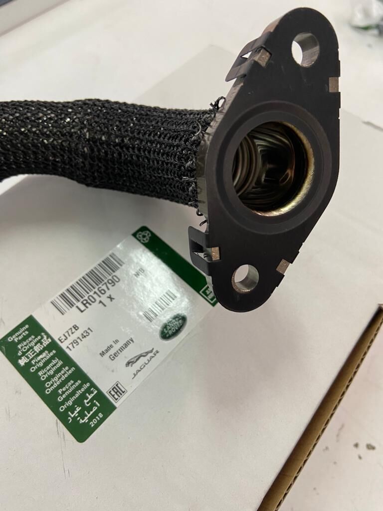 LR016790 - EGR SOĞUTUCU BORUSU (3.6/07/12/VOGUE) - Land Rover