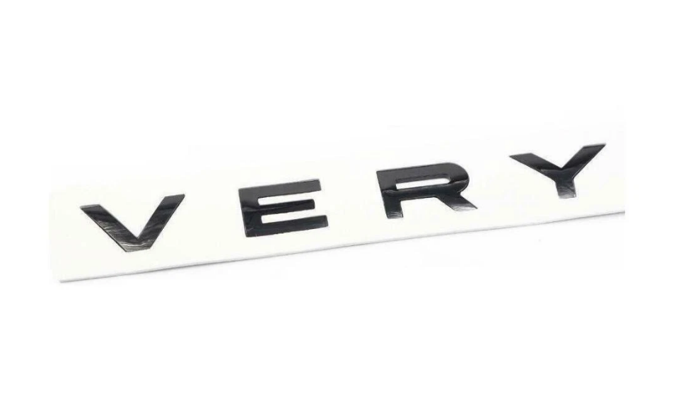LR082803 - ÖN KAPUT VERY YAZISI/SİYAH (DİSC.S5) - Land Rover