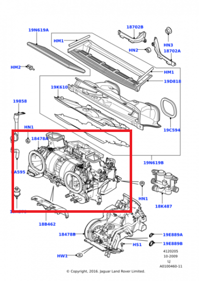JEC000314 - KALORİFER KOMPLE (VOGUE) - Land Rover