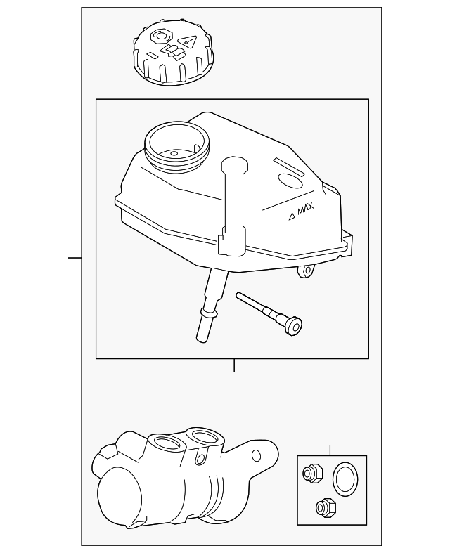 LR061403 - FREN MERKEZİ/DEPOLU (DİSC.SPORT/EVOQUE) - Land Rover