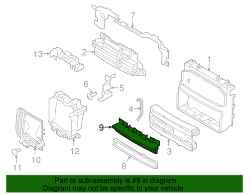 LR082886 - DEFLEKTÖR ARA (DISCO/5) - Land Rover
