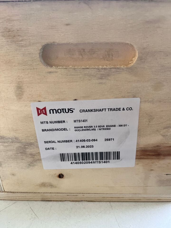 AML 3.0Y - KRANK MİLİ 3.0L DZL. (SPORT/DİSCOVERY) - MOTUS