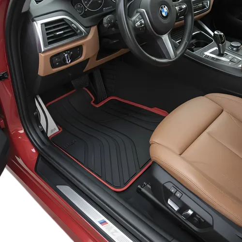 51472219800 - ÖN LASTİK PASPAS TAKIMI | SPORT - KIRMIZI (F30/F30/F36/F80 //M3) - BMW Group