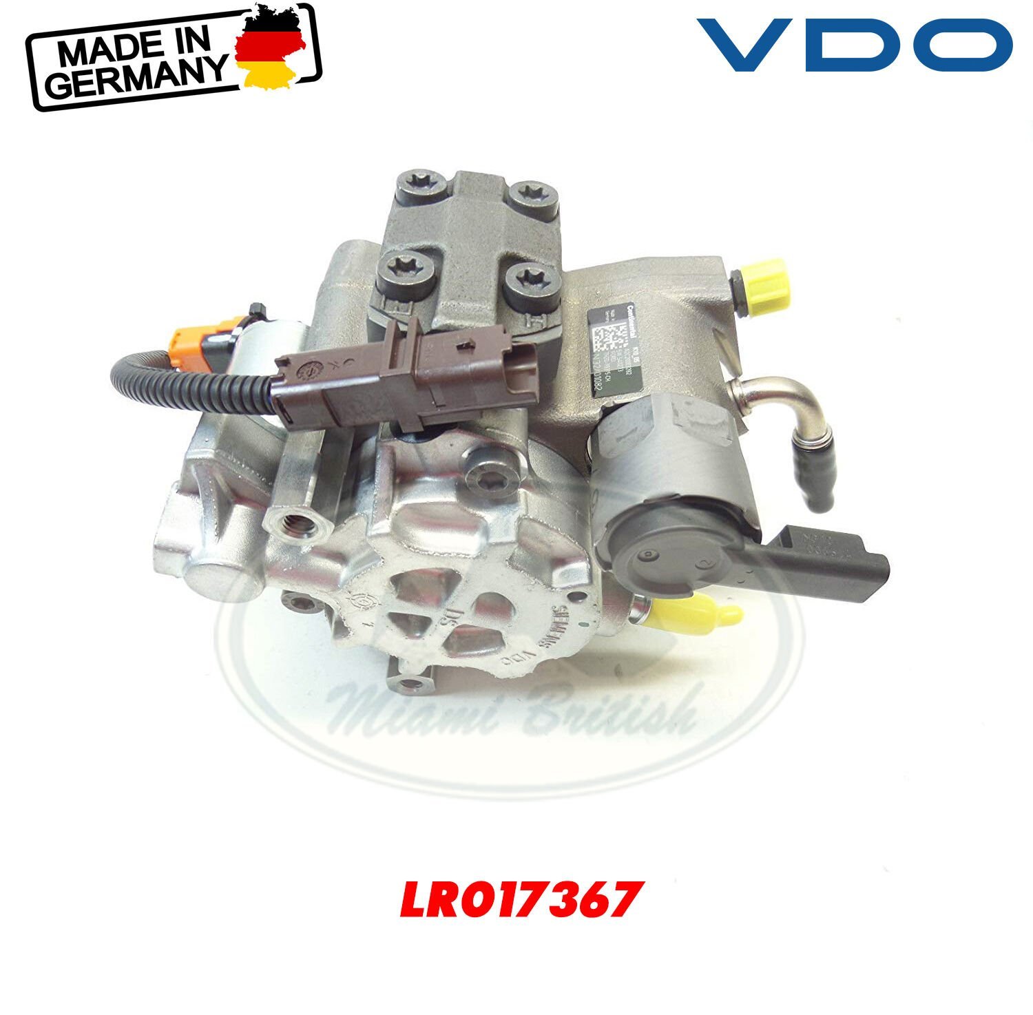 LR017367G - YÜKSEK BASINÇ POMPASI EURO-4(2.7/DİSC.S3-4/SPORT) - Vdo